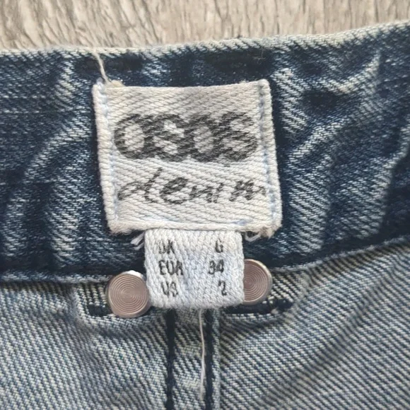 ASOS Denim High Rise Shorts - Picture 3 of 4